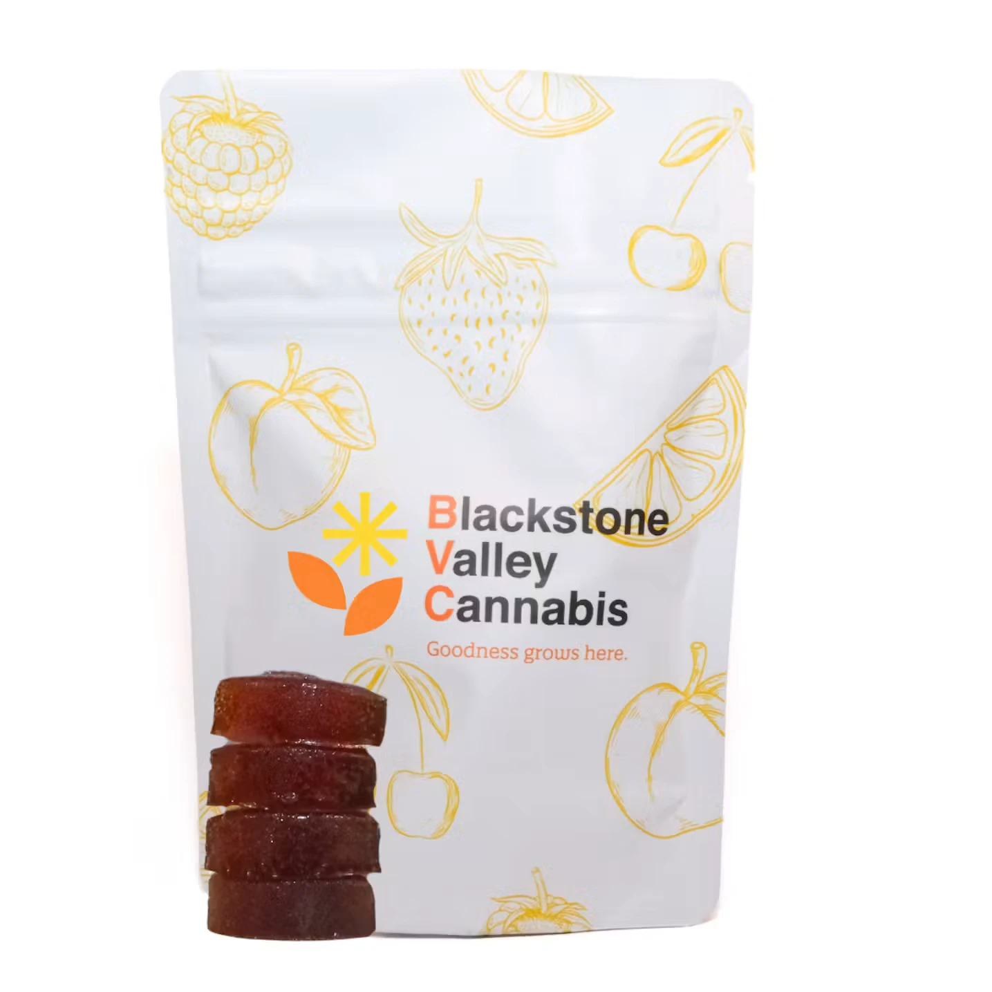 Blackstone Valley Cannabis - Dream Berry 1:1 THC:CBN - 100mg Live Rosin Sugar Free Gummies - Blackstone Valley Main Image