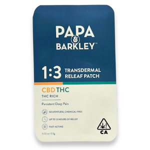PAPA & BARKLEY - Papa & Barkley - Releaf Patch 1:3 CBD/THC - Wellness - Single Patch