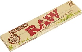 King Size Slim Organic Hemp Rolling Paper - Raw
