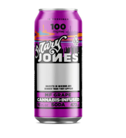 Mary Jones - Mary Jones 100mg MF Grape Soda 16 oz