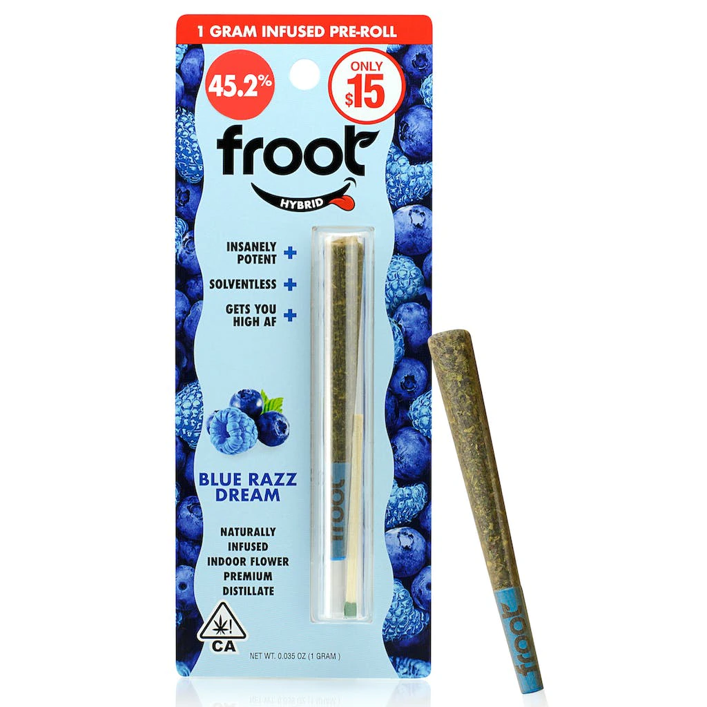 Froot Blue Razz Dream Infused Pre-Roll 1.0g
