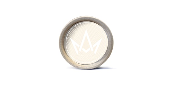 MARCH AND ASH - March and Ash - 2 piece Small Hemp Grinder - White