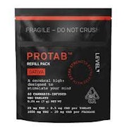 Level Protab - 1000mg Refill Pack - Sativa