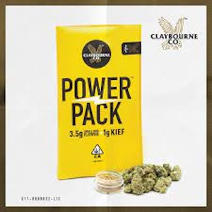 Claybourne - Claybourne Co. Power Pack - Tropicanna Banana x Hybrid Kief - 4.5g