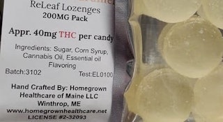 ReLeaf Lozenges - Strawberry - 200mg - Homegrown Healthcare