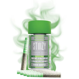 STIIIZY - STIIIZY | Thin Mintz 2.5g (Hybrid) - Naked Pre-roll 5pk