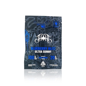 HEAVY HITTERS - HEAVY HITTERS - Edible - Blueberry Blitz - Gummies - 100MG