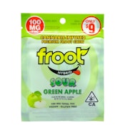 Froot Gummy 100mg Sour Green Apple Hybrid