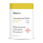 MARY'S MEDICINALS SATIVA PATCH 20MG