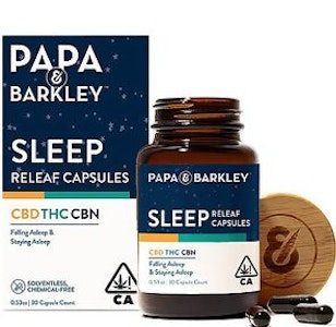 PAPA & BARKLEY - [Papa & Barkley] Capsules - 450mg - Sleep 1:1:1 (CBD:THC:CBN)