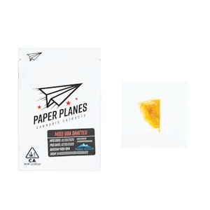 Paper Planes Extracts - 1g Grapefruit Cured Resin Shatter - Paper Planes