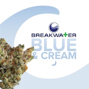 [MED] Breakwater | Blue & Cream | 3.5g Flower