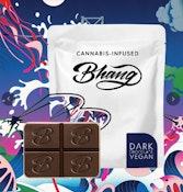 Bhang Dark Chocolate Vegan Bar 100mg THC Total/10mg THC Per Pc (10 pieces)