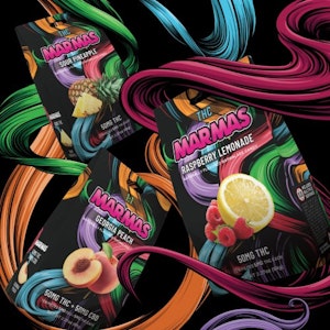 Marma's - Raspberry Lemonade 1:1 | THC:CBD Gummies | Marmas