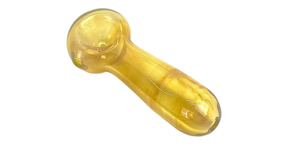 CALI MADE GLASS - Cali Made Glass - 23A Silver Fumed Simple Spoon Pipe