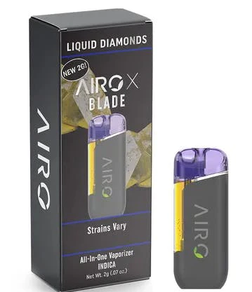 airo 2g disposable vape | Liquid Diamonds | GDP x F1 Durban grape Select Flavor ::Blue Razz Ice Bill package in Michigan