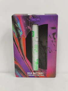ALIEN LABS - White/Green 510 Battery - Alien labs