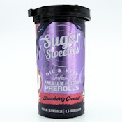 Strawberry Coconut 2.5g Infused Pre-rolls 5pk - Sugar Sweeties