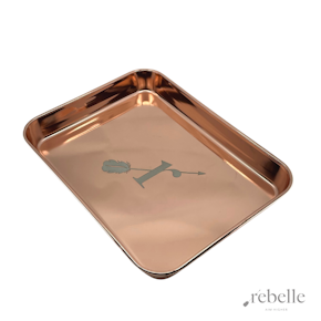 Rose Gold Rolling Tray 