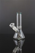 #29 Mini Glass Bong with color mouthpiece