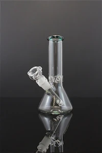 THE MIGHTY QUINN - #29 Mini Glass Bong with color mouthpiece