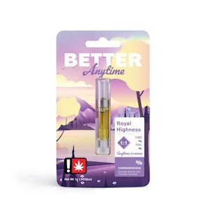Better Effects | Anytime | Royal Highness 1:1 Cartridge | 1g