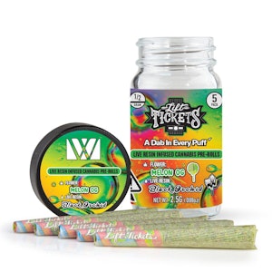 LIFT TICKETS - Lift Tickets 5pk Prerolls - Apples & Bananas x Lemoncello 34%