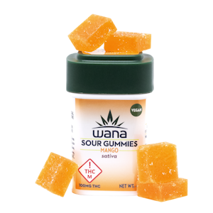 WANA - WANA SOUR GUMMIES MANGO SATIVA 100MG