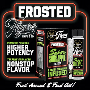 Claybourne - Claybourne Diamond Frosted Flyers 5pk Preroll Super Sour Apple