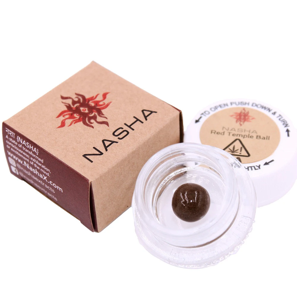 NASHA - Red Temple Ball - Flo White (1g) Main Image