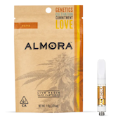 ALMORA FARM: Papaya Live Resin Vape Cart 1g (H)