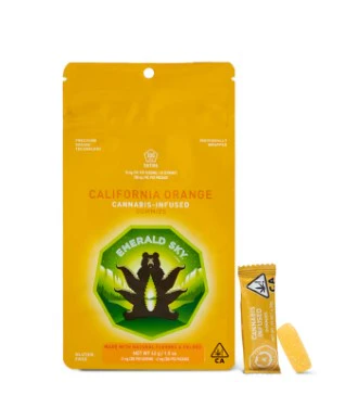 Emerald Sky - [Emerald Sky] THC Gummies - 100mg - California Orange (S)  Main Image
