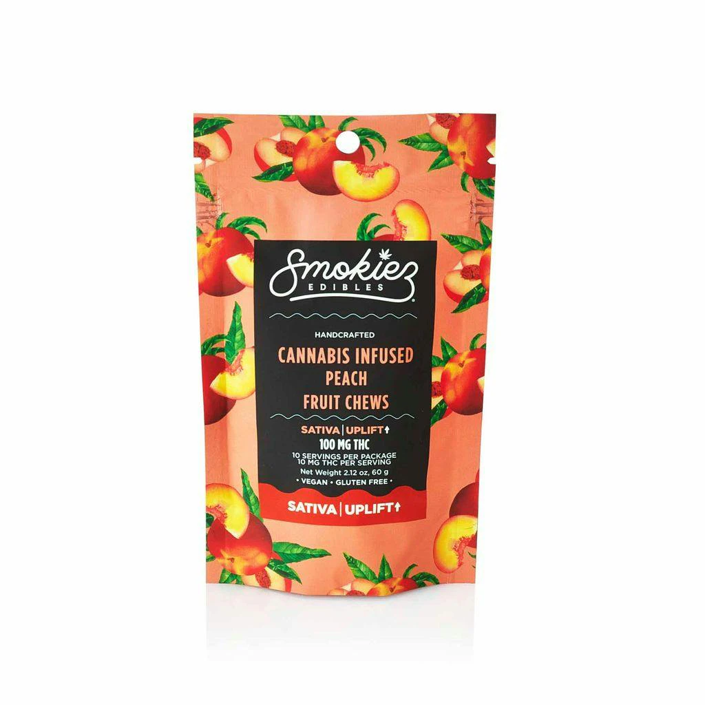 Smokiez Edibles - Smokies - Peach Sweet - Gummy - 10 x 10mg THC Main Image