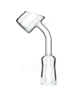 Glass - Female 2MM Thick Quartz 45 Degree 18MM Banger