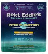 Rekt Eddie's Sativa Gummies 5mg - Interplanetary Pineapple Express - 10ct