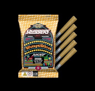 Sluggers Hit - SLUGGERS HIT | Juiced Mini Blunts | Temptation | 5pk 0.7g Infused Blunts
