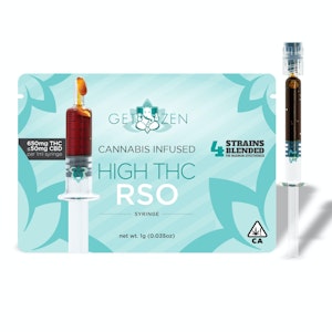 Get Zen - RSO High THC Syringe 1g 