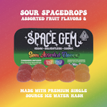 Sour Assorted | 100mg Hash Gummies | Space Gem