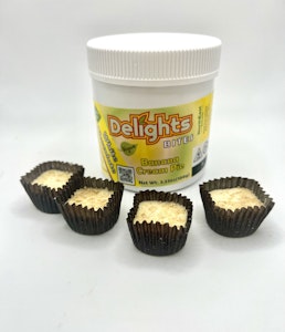 Delights - Delights - White Chocolate Banana Cream Pie- 100mg - Edible