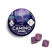 Kiva Camino Sour Gummies Blackberry Dream CBN 1:1 