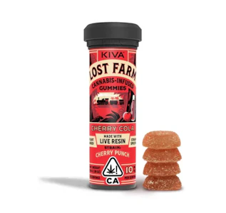 Kiva Confections - LOST FARM - CHERRY COLA GUMMIES 100MG - KIVA CONFECTIONS