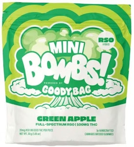 GOODY BAG - Goody Bag | Mini BOMB RSO 5pk | Green Apple | 100mg