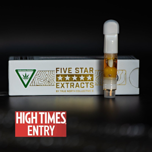 FIVE STAR EXTRACTS BY: TRUE NORTH COLLECTIVE - RAINBOW RUNTZ NUG RUN CERAMIC CART ADULT-USE