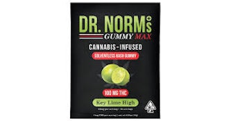 [DR NORMS] SINGLE THC GUMMY - 100MG - KEY LIME HIGH (S)