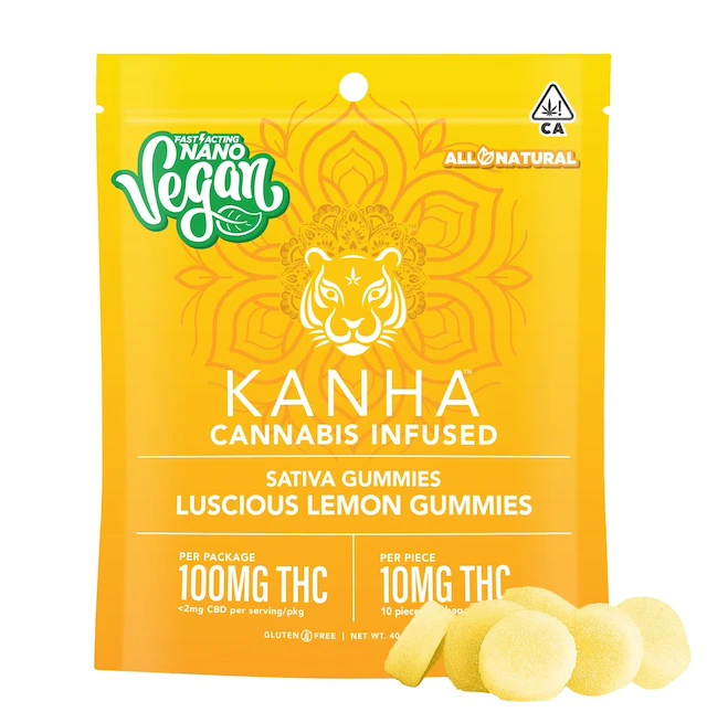 KANHA - Luscious Lemon Nano Vegan Gummies  Main Image