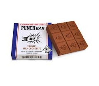 Punch - [PUNCH] THC CHOCOLATE - 100MG - SMORES MILK CHOCOLATE (H)