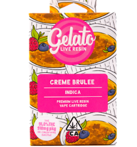 Gelato - [GELATO] LIVE RESIN CARTRIDGE - 1G - CREME BRULEE (I)