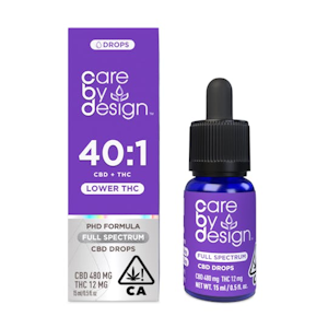 CARE BY DESIGN - [Care By Design] Tincture 15ml - 492mg- 40:1 (CBD:THC)