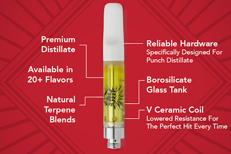 PUNCH EDIBLES & EXTRACTS - [PUNCH] CARTRIDGE - 1G - GELATI (I)