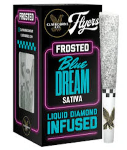 CLAYBOURNE CO. - [Claybourne] Frosted Flyers Pre-roll 5 Pack - 2.5g - Blue Dream (S)